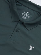 Technosport Full Sleeve Collar TShirt (Matpiq) - OR37 - TREKKING GREEN