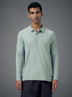 Technosport Full Sleeve Collar TShirt (Matpiq) - OR37 - ULTIMATE GRAY