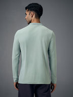 Technosport Full Sleeve Collar TShirt (Matpiq) - OR37 - ULTIMATE GRAY