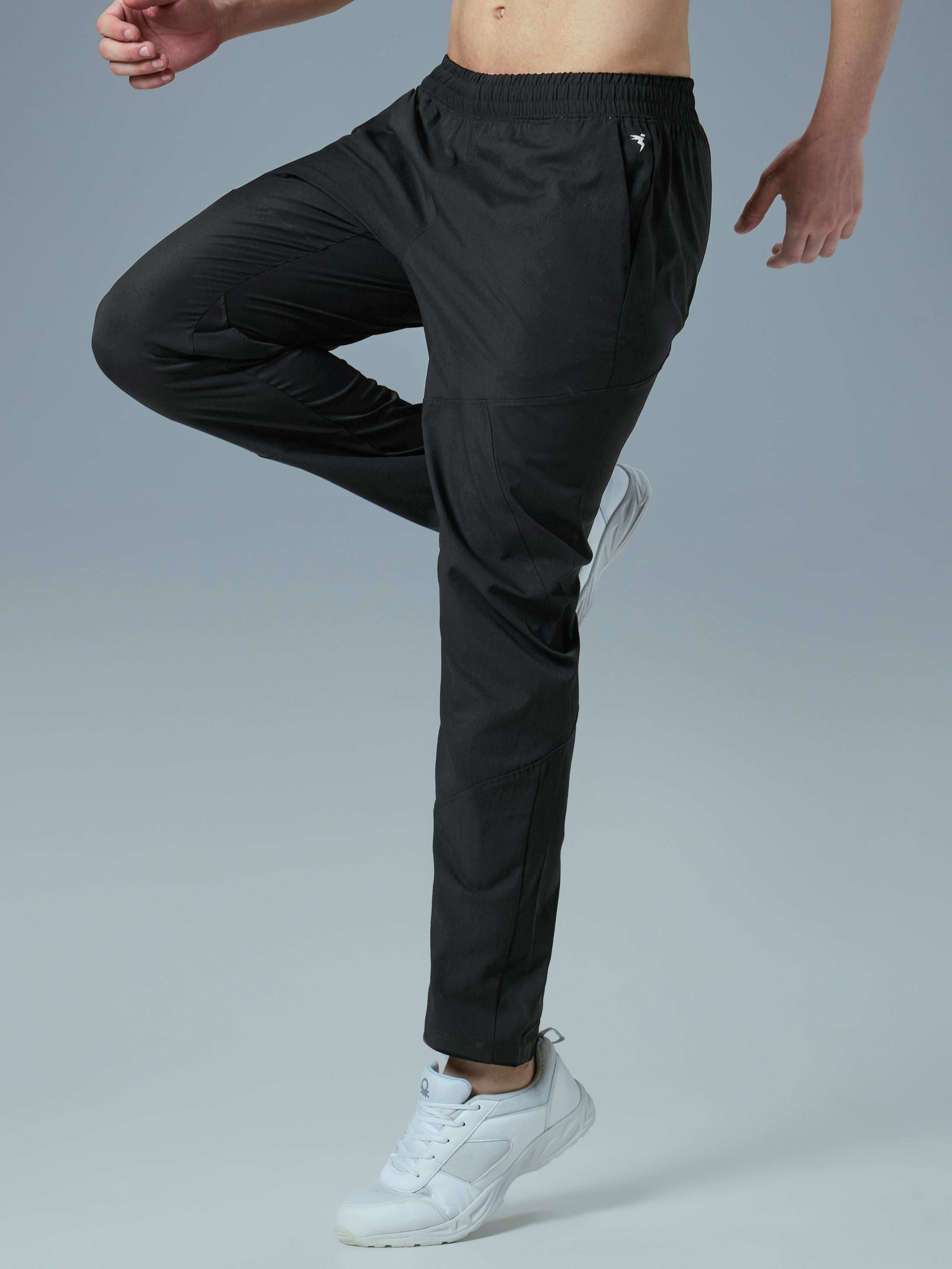 Technosport  Regular Fit Trackpant (TS Flexi) - OR39 - BLACK
