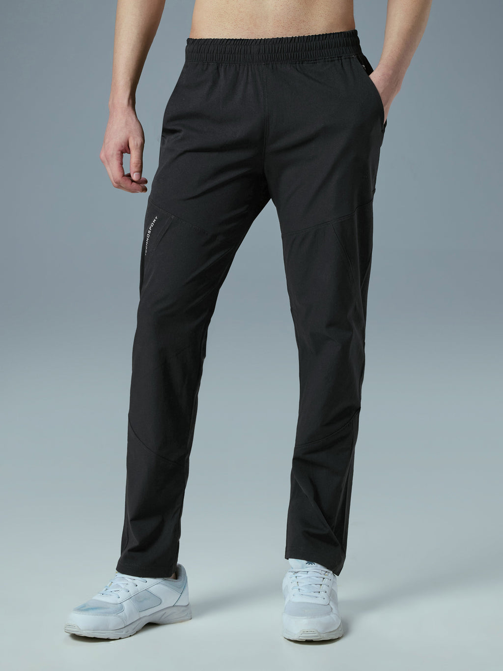 Technosport  Regular Fit Trackpant (TS Flexi) - OR39 - BLACK
