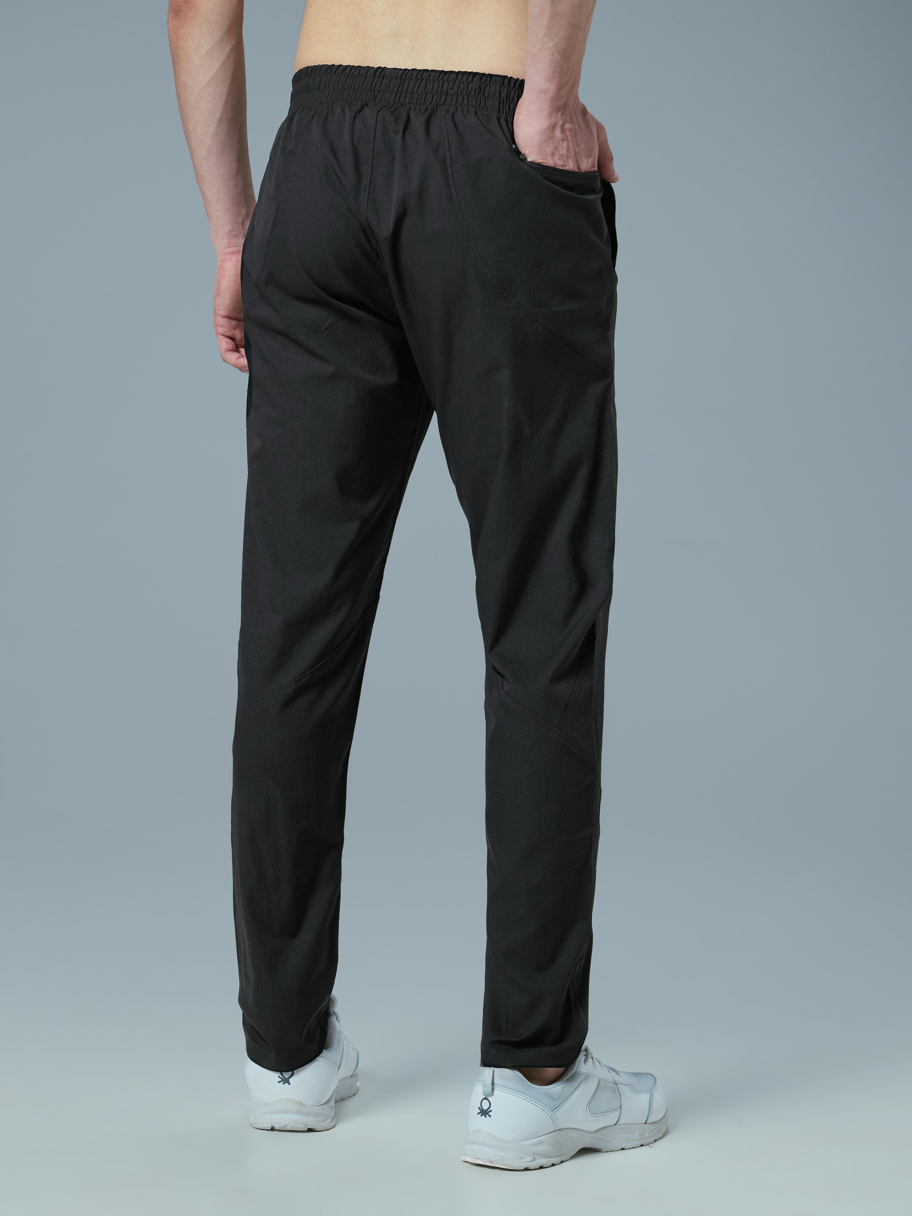 Technosport  Regular Fit Trackpant (TS Flexi) - OR39 - BLACK