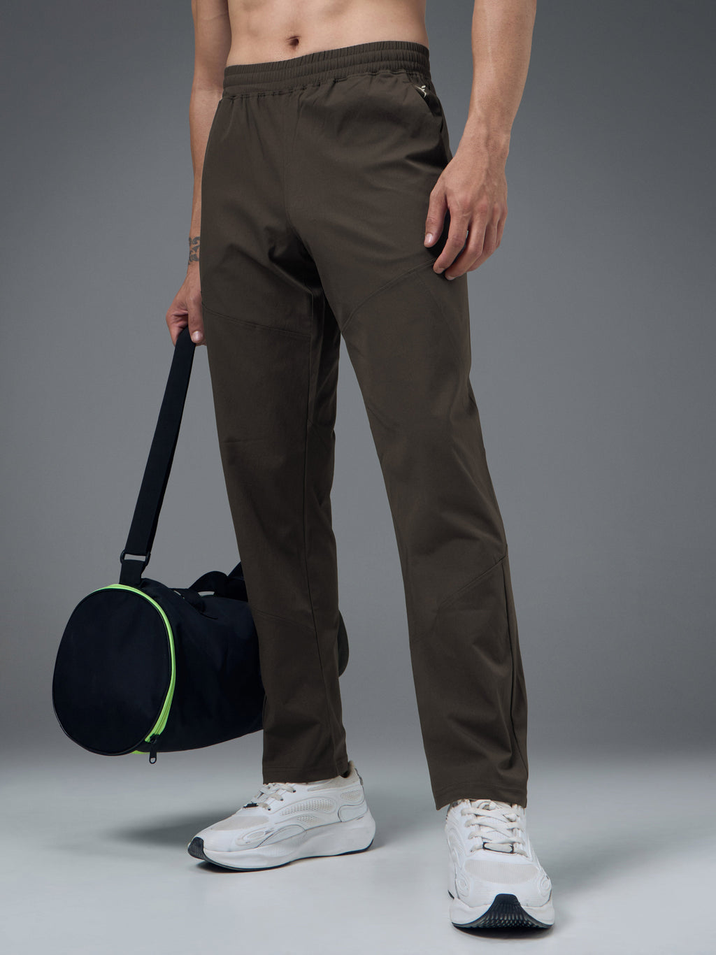 Technosport  Regular Fit Trackpant (TS Flexi) - OR39 - BLACK