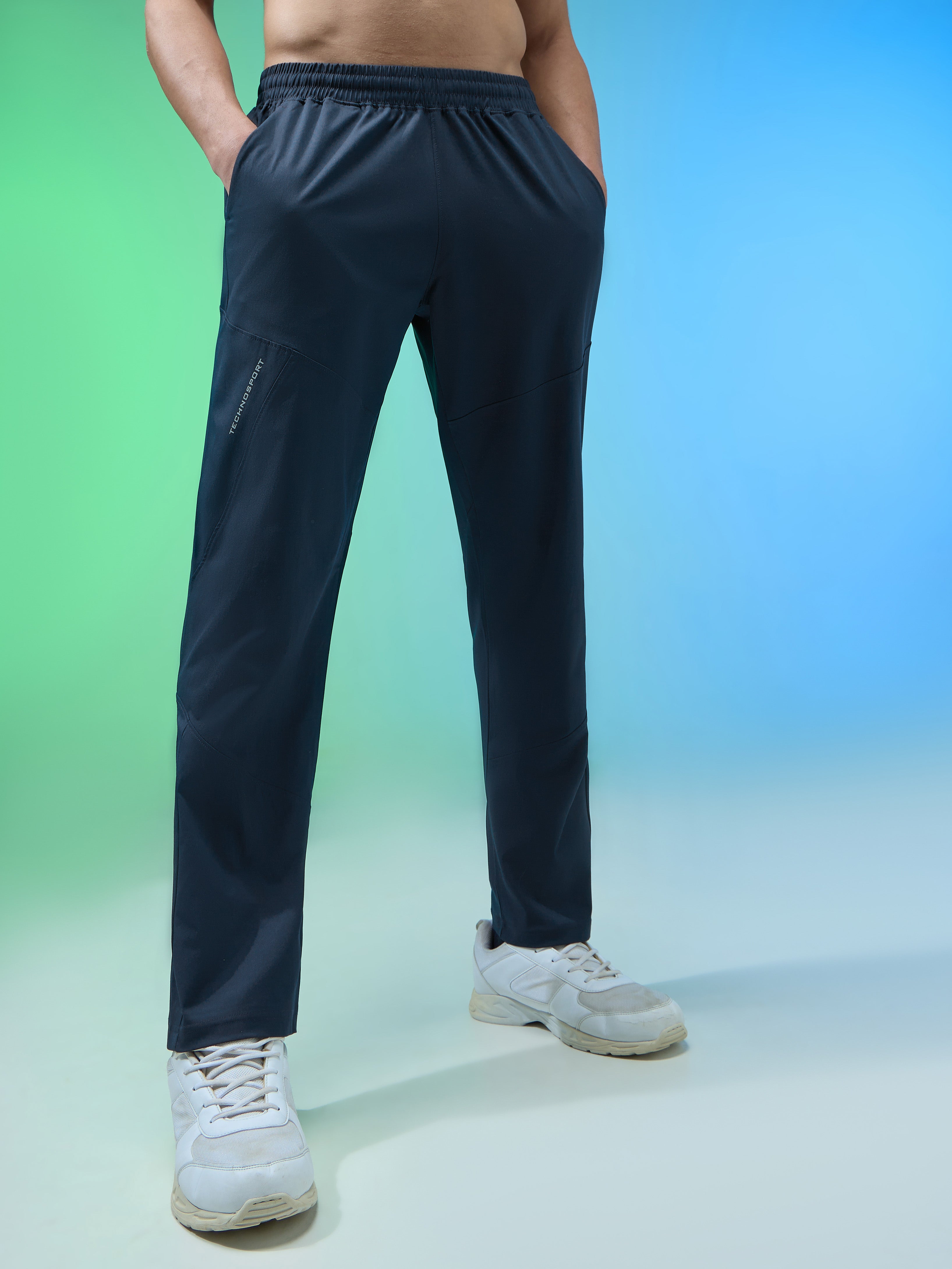 Technosport  Regular Fit Trackpant (TS Flexi) - OR39 - NAVY B
