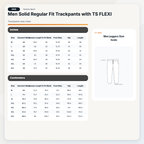 Technosport  Regular Fit Trackpant (TS Flexi) - OR39 - BLACK