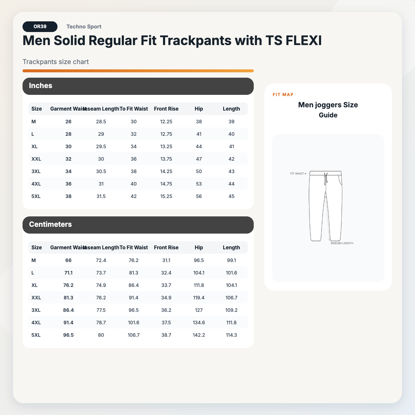 Technosport  Regular Fit Trackpant (TS Flexi) - OR39 - GULF COAST B