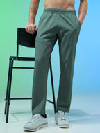 Technosport  Regular Fit Trackpant (TS Flexi) - OR39 - TREKKING GREEN