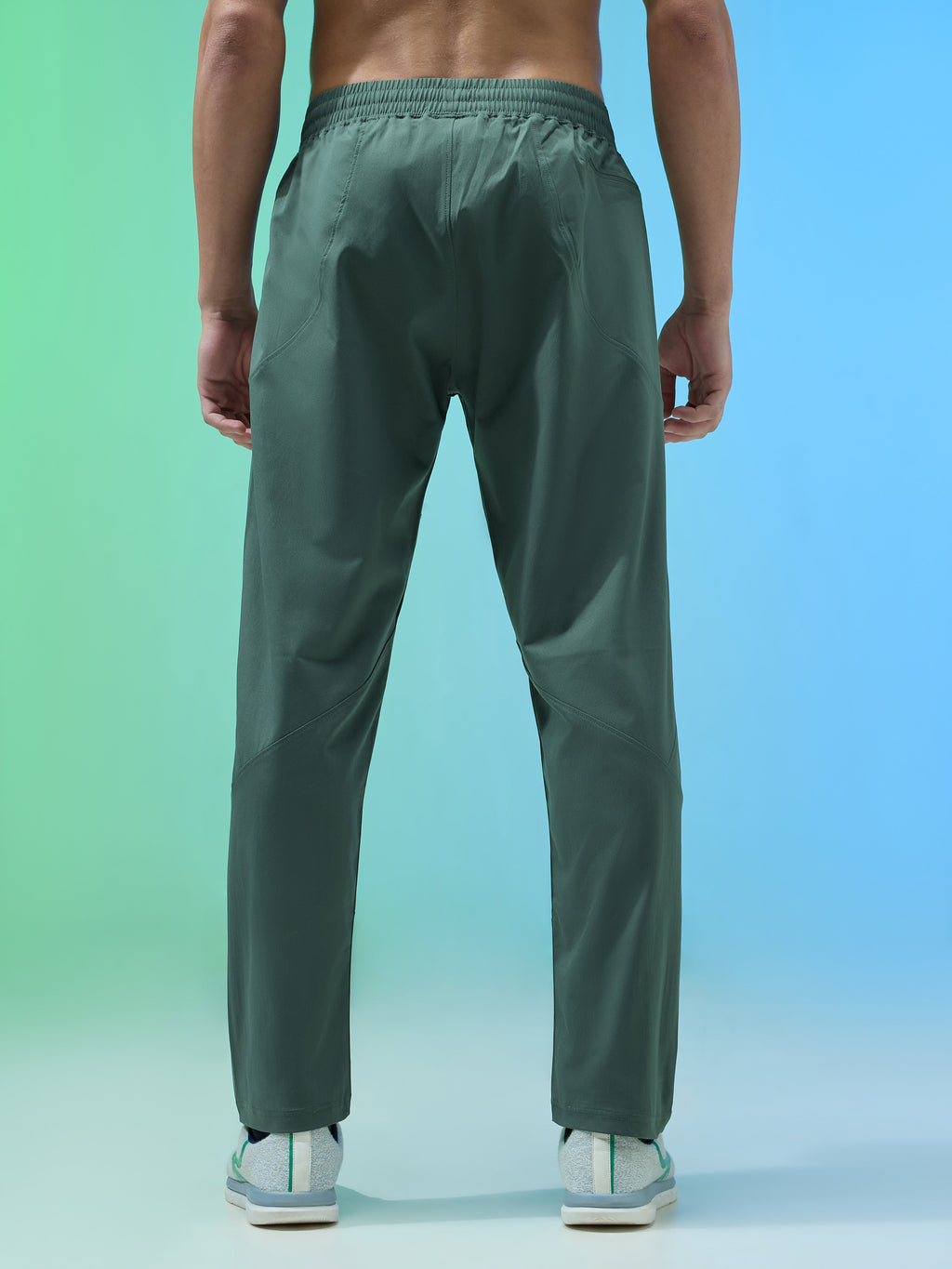 Technosport  Regular Fit Trackpant (TS Flexi) - OR39 - TREKKING GREEN