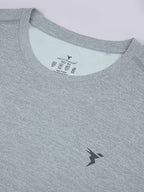 Technosport Plus Size Crew Neck TShirt (Double Cool) - OR40B - LT GREY