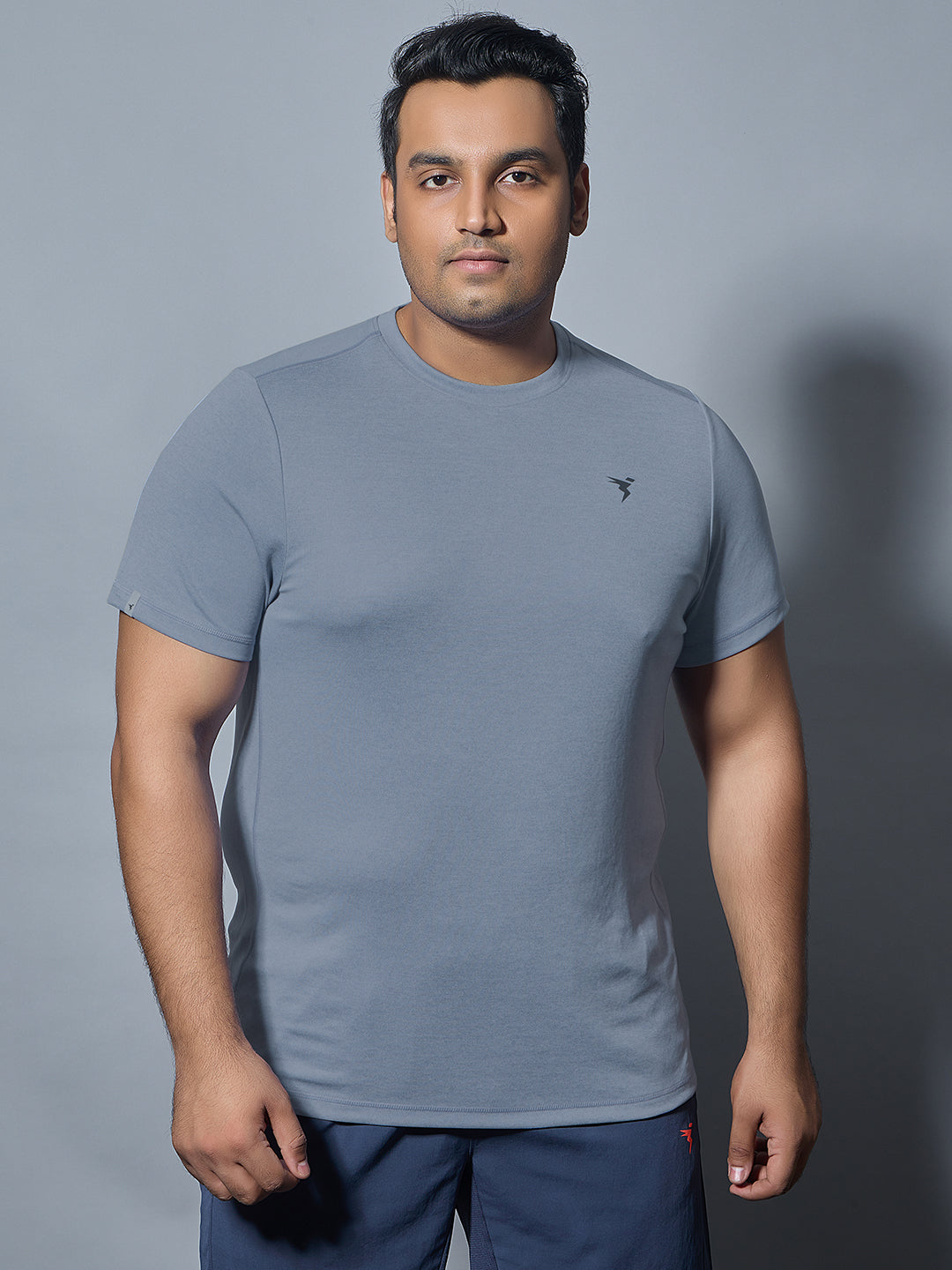 Technosport Plus Size Crew Neck TShirt (Double Cool) - OR40B - TROPOSPHERE