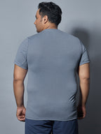 Technosport Plus Size Crew Neck TShirt (Double Cool) - OR40B - TROPOSPHERE