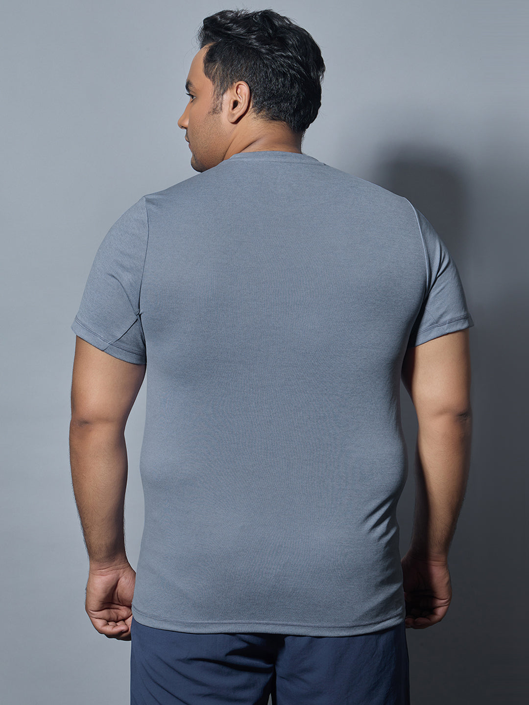 Technosport Plus Size Crew Neck TShirt (Double Cool) - OR40B - TROPOSPHERE