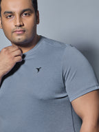 Technosport Plus Size Crew Neck TShirt (Double Cool) - OR40B - TROPOSPHERE