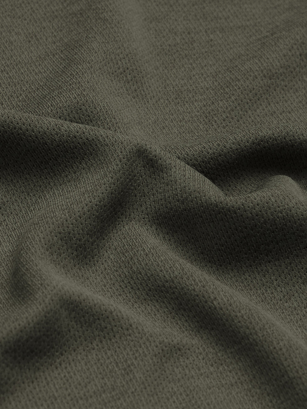 Technosport Crew Neck Tshirt (Double Cool) - OR40 - SMOKEY OLIVE