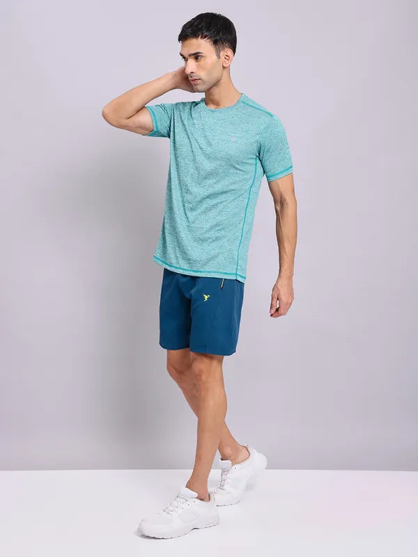 Technosport Crew Neck Tshirt (Double Cool) - OR40 - TEAL B