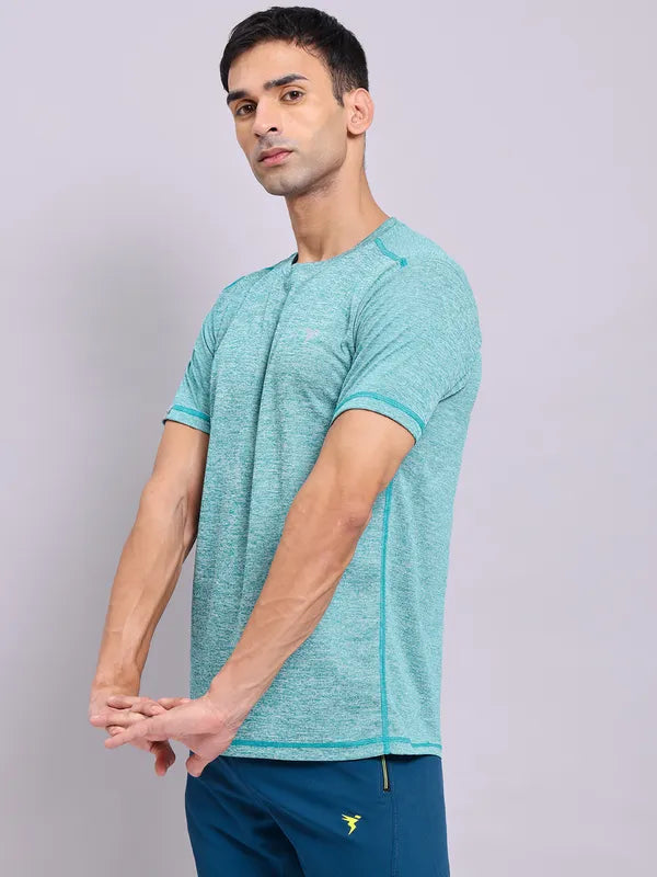 Technosport Crew Neck Tshirt (Double Cool) - OR40 - TEAL B