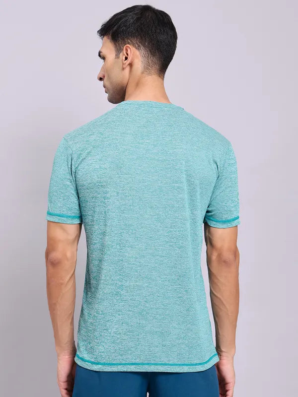 Technosport Crew Neck Tshirt (Double Cool) - OR40 - TEAL B