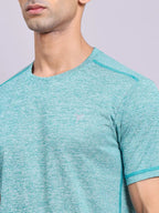 Technosport Crew Neck Tshirt (Double Cool) - OR40 - TEAL B