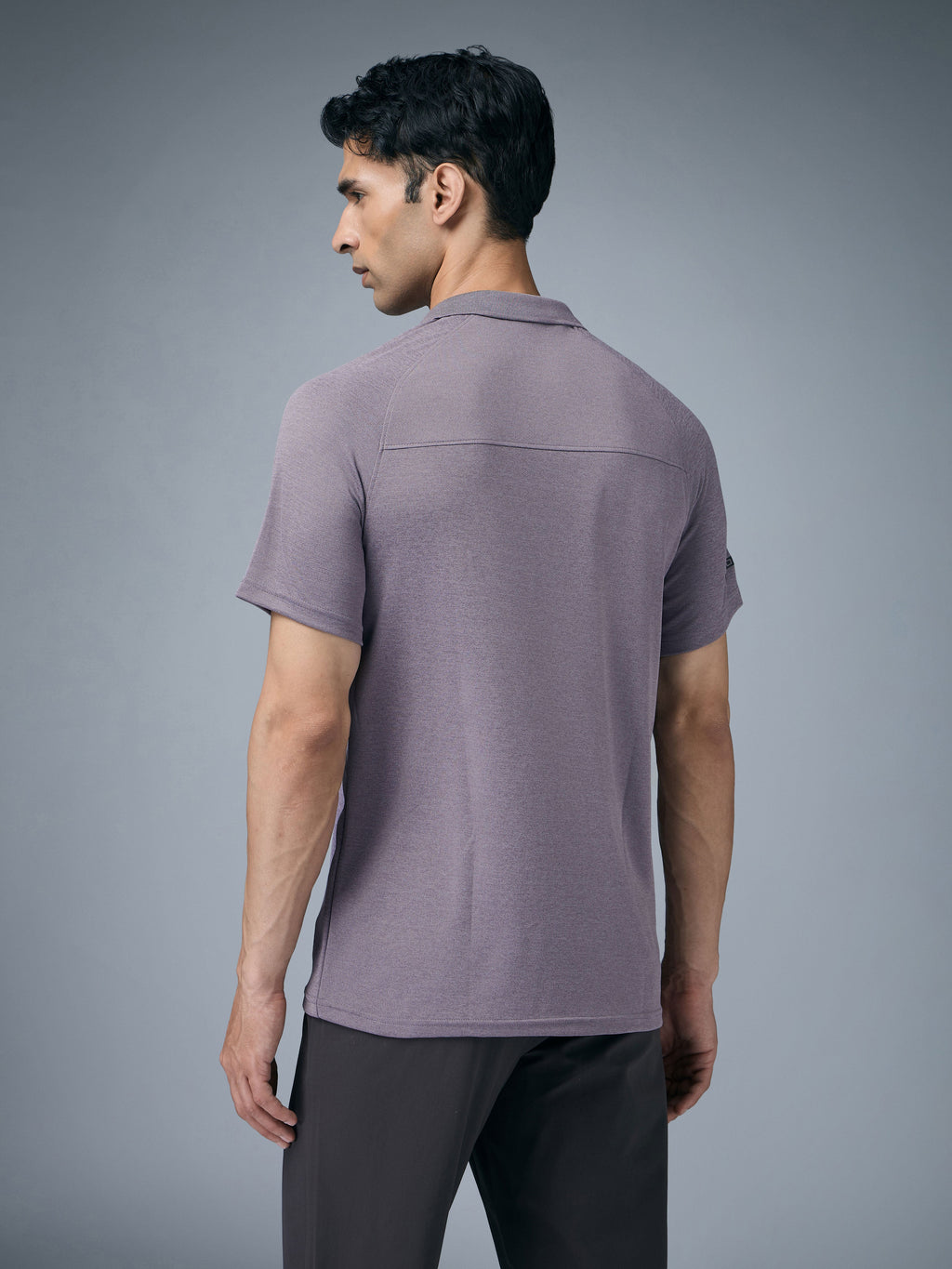 Technosport Melange Double Cool Polo Tshirt - OR41 - GRAY RIDGE