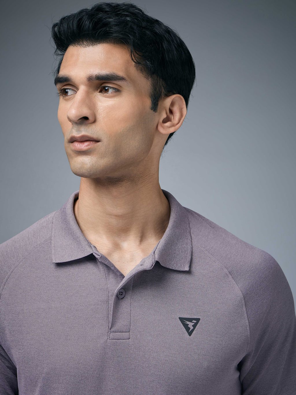 Technosport Melange Double Cool Polo Tshirt - OR41 - GRAY RIDGE