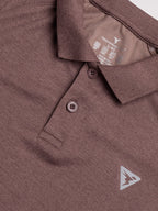 Technosport Melange Double Cool Polo Tshirt - OR41 - OX BLOOD RED
