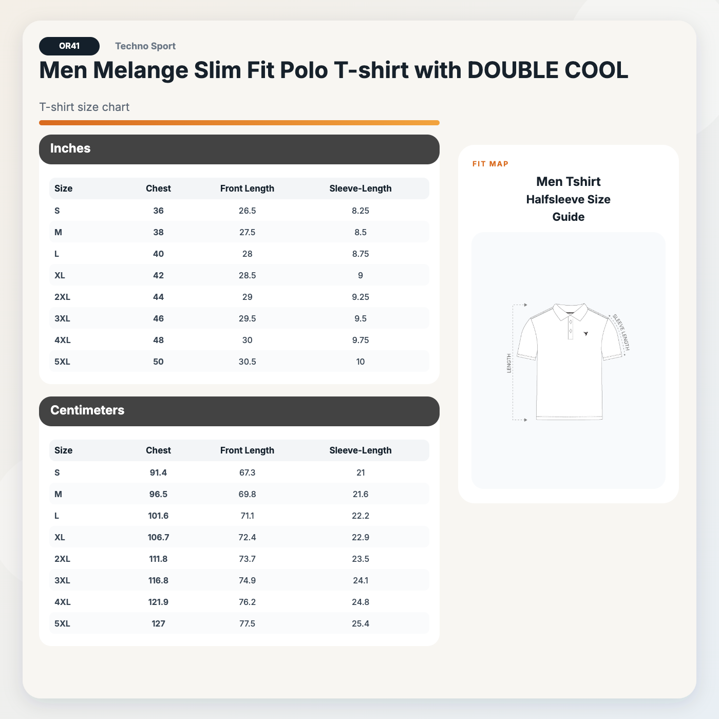 Technosport Melange Double Cool Polo Tshirt - OR41 - BLACK OLIVE