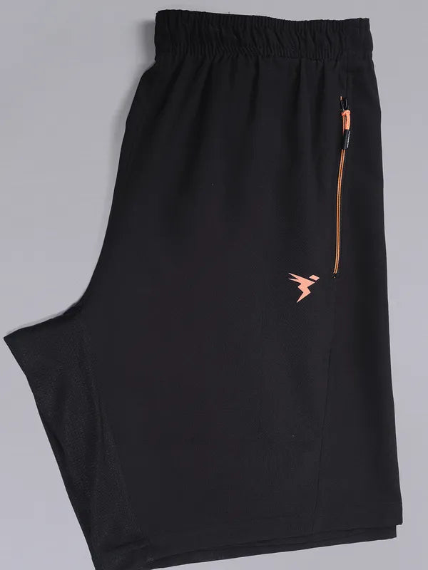Technosport Men Shorts - OR46 - BLACK
