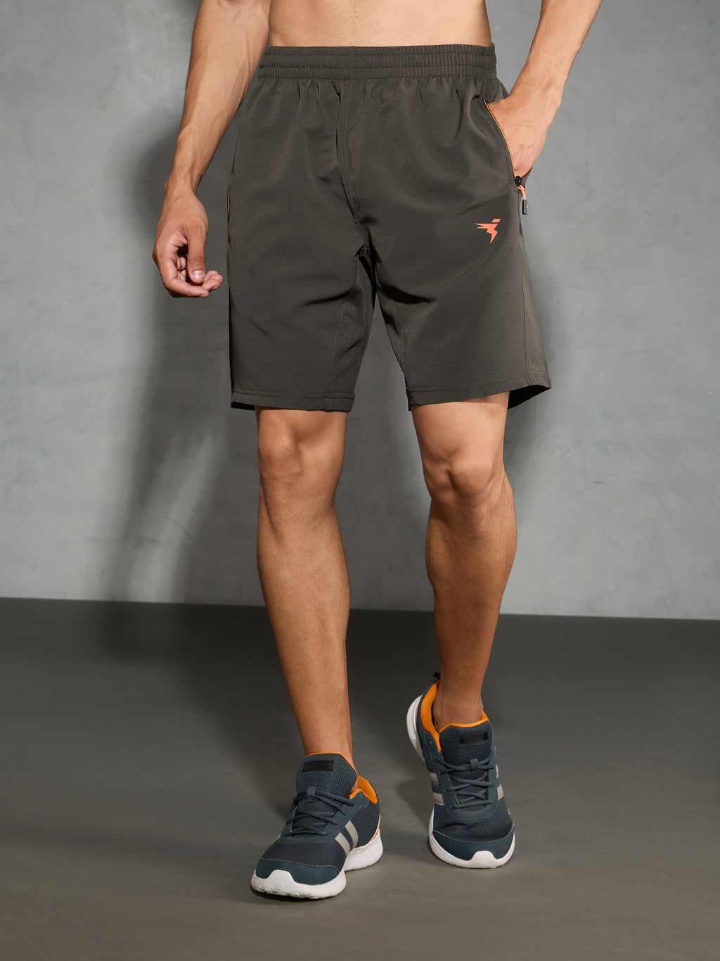 Technosport Men Shorts - OR46 - BLACK
