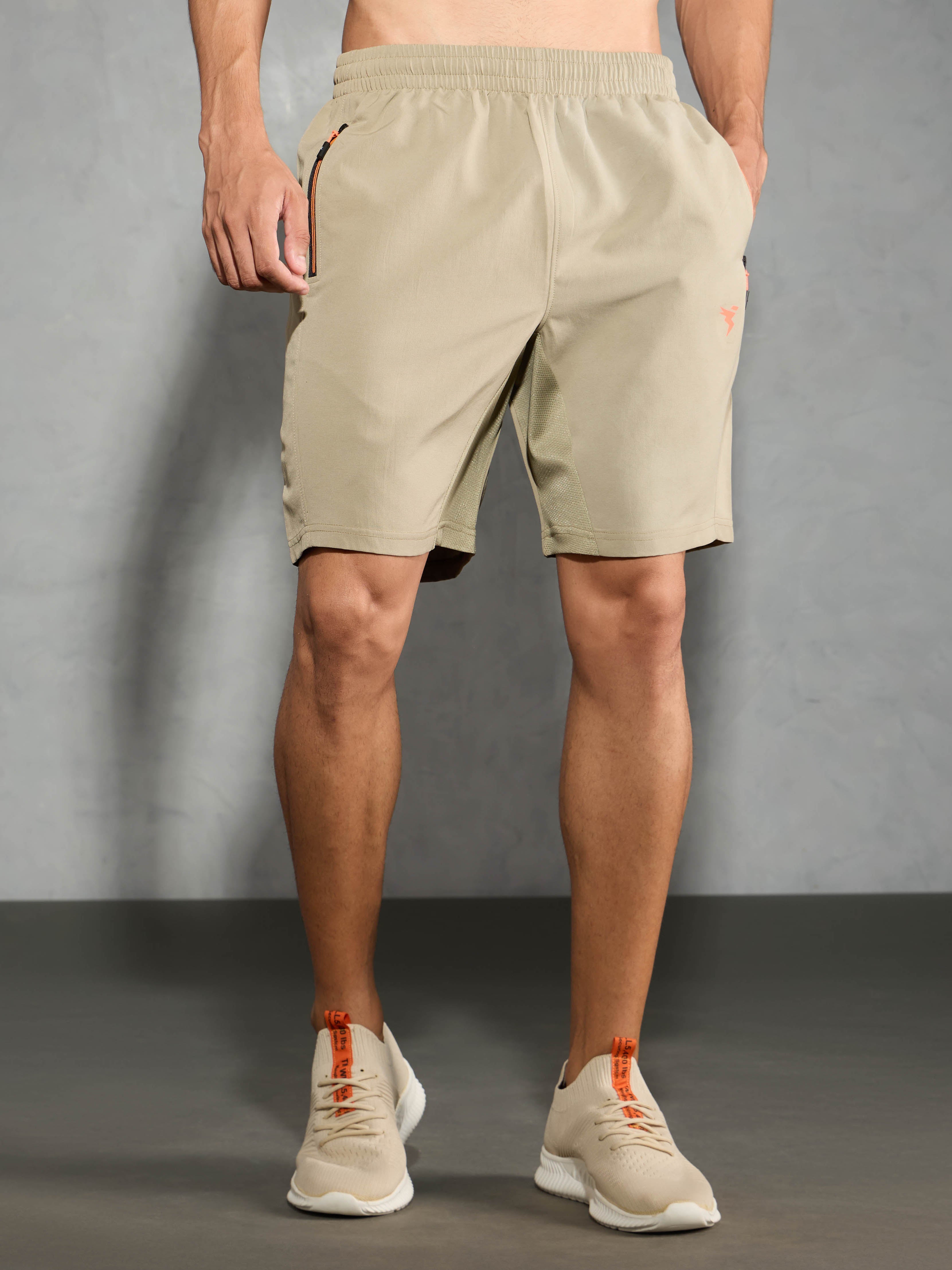 Technosport Men Shorts - OR46 - KHAKI