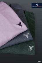 Technosport Melange Doule Cool Slim Fit Crew Neck Fullsleeve Tshirt - OR47 - LILAC B