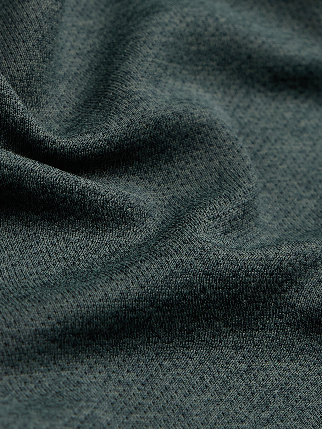 Technosport Melange Doule Cool Slim Fit Crew Neck Fullsleeve Tshirt - OR47 - TREKKING GREEN
