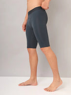 Technosport Men Solid Compression Tights (Elasto Plus) - OR59 - DR CARBON