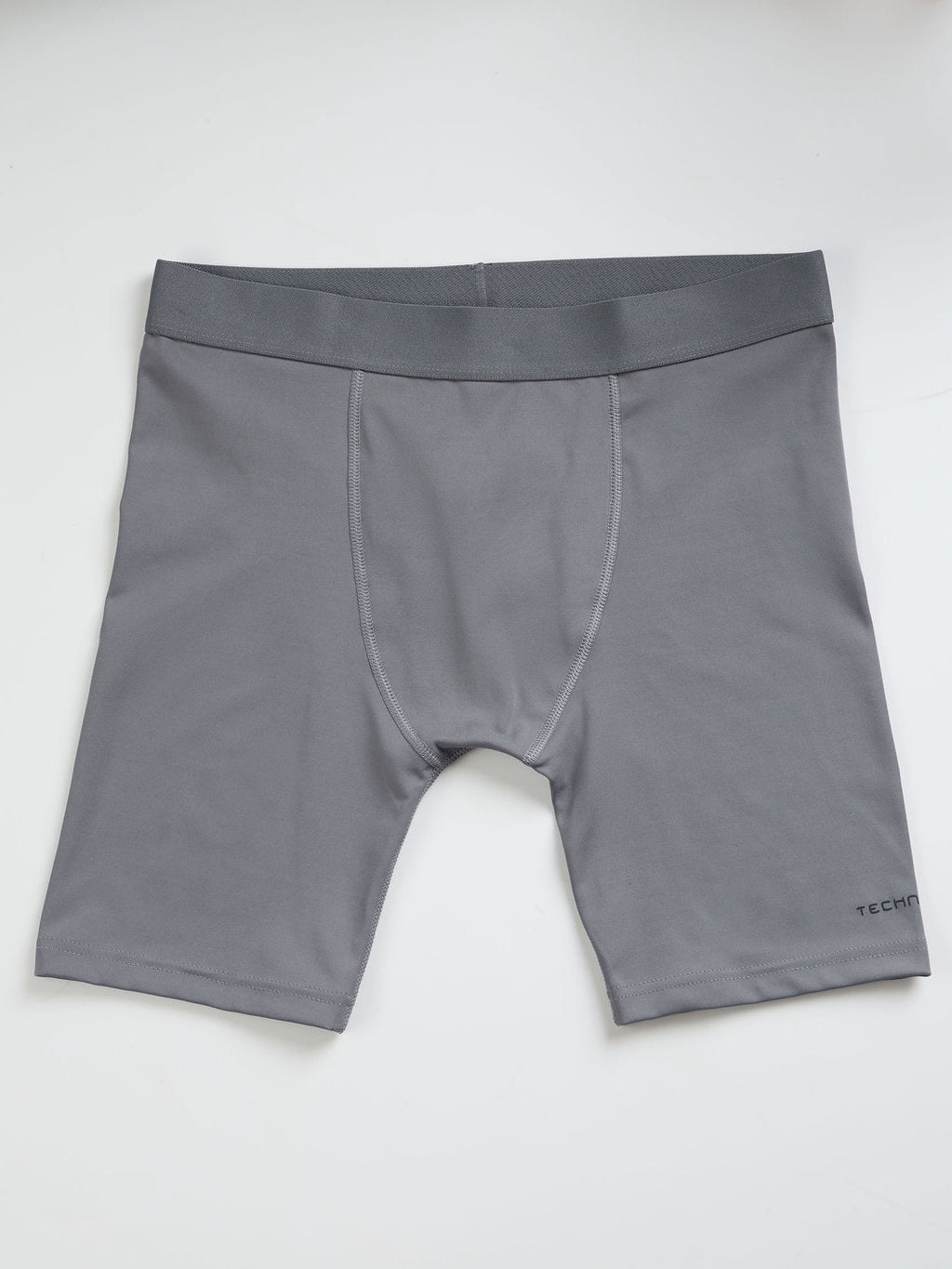 Technosport Men Solid Compression Tights (Elasto Plus) - OR59 - LT GREY