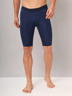 Technosport Men Solid Compression Tights (Elasto Plus) - OR59 - NAVY