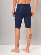 Technosport Men Solid Compression Tights (Elasto Plus) - OR59 - NAVY