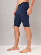 Technosport Men Solid Compression Tights (Elasto Plus) - OR59 - NAVY