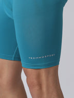 Technosport Men Solid Compression Tights (Elasto Plus) - OR59 - TEAL B