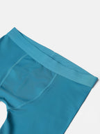 Technosport Men Solid Compression Tights (Elasto Plus) - OR59 - TEAL B