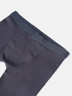 Technosport Men Solid Compression Tights (Elasto Plus) - OR59 - WOODLAND GRAY