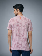 Technosport Crew Neck Tshirt (Double Cool) - OR60 - DUSTY PINK