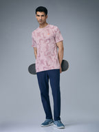 Technosport Crew Neck Tshirt (Double Cool) - OR60 - DUSTY PINK