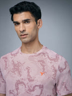 Technosport Crew Neck Tshirt (Double Cool) - OR60 - DUSTY PINK