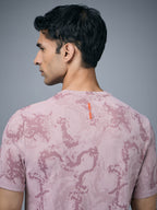Technosport Crew Neck Tshirt (Double Cool) - OR60 - DUSTY PINK