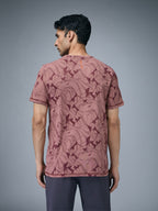 Technosport Crew Neck Tshirt (Double Cool) - OR60 - MARSALA