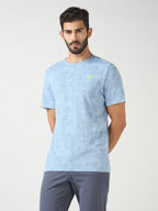 Technosport Crew Neck Tshirt (Double Cool) - OR60 - MIDNIGHT BLUE