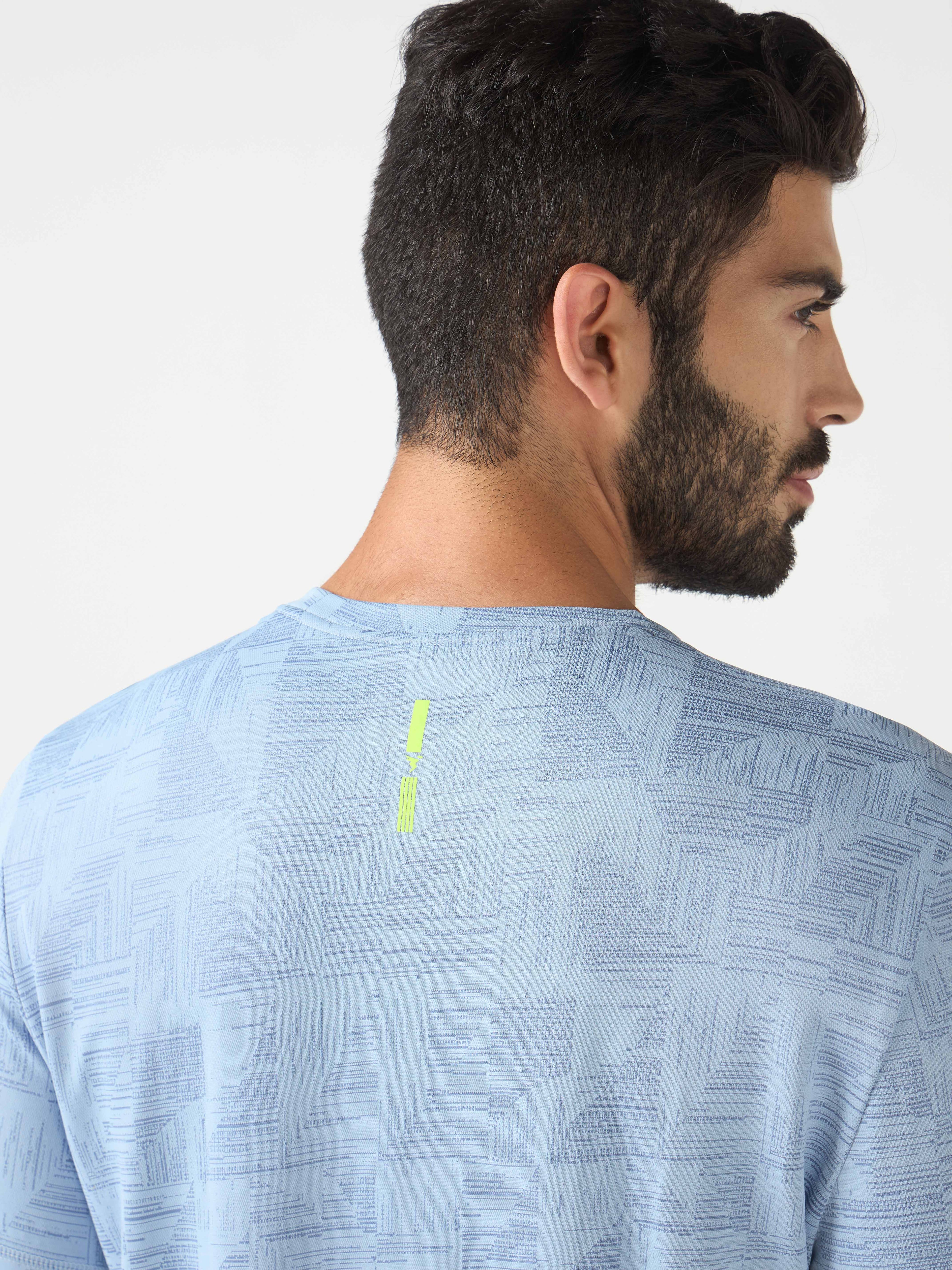 Technosport Crew Neck Tshirt (Double Cool) - OR60 - MIDNIGHT BLUE
