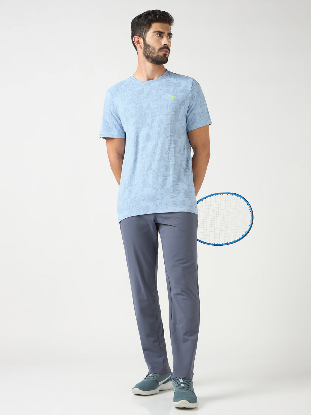 Technosport Crew Neck Tshirt (Double Cool) - OR60 - MIDNIGHT BLUE