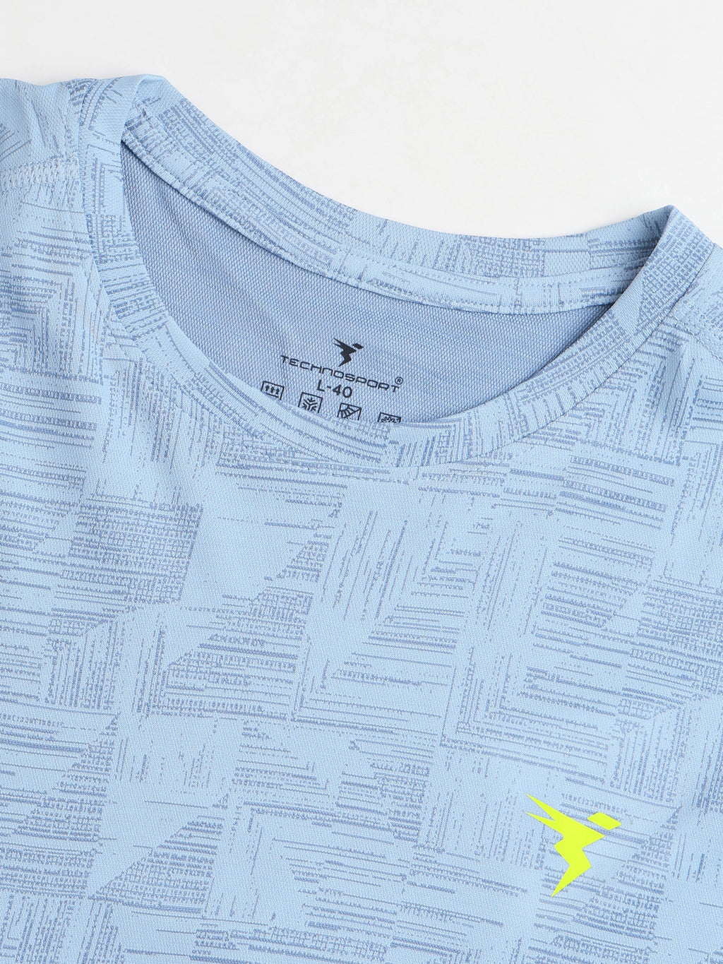 Technosport Crew Neck Tshirt (Double Cool) - OR60 - MIDNIGHT BLUE