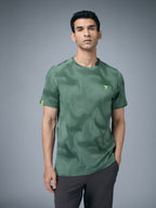 Technosport Crew Neck Tshirt (Double Cool) - OR60 - MYRTLE