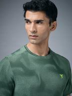Technosport Crew Neck Tshirt (Double Cool) - OR60 - MYRTLE